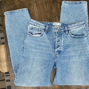 Abercrombie&Fitch The Dad High Rise jeans. Size 10L